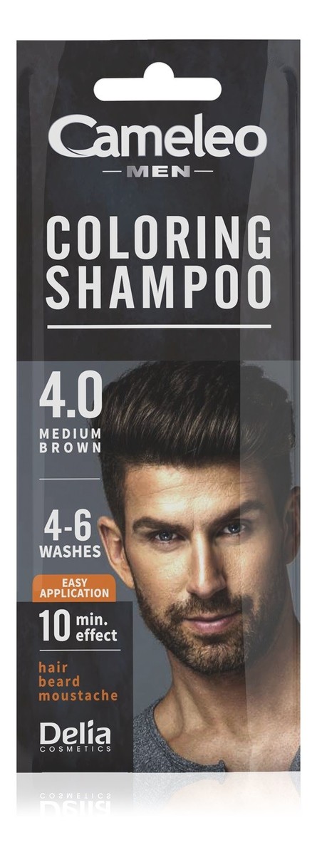 Cameleo men coloring shampoo szampon koloryzujący 4.0 brąz