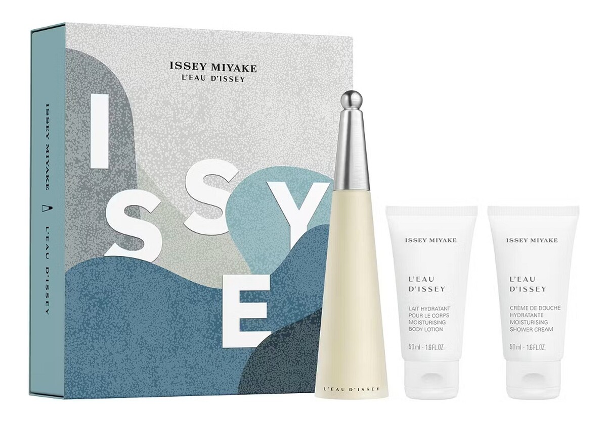 Zestaw woda toaletowa spray 50ml + balsam do ciała 50ml + krem pod prysznic 50ml