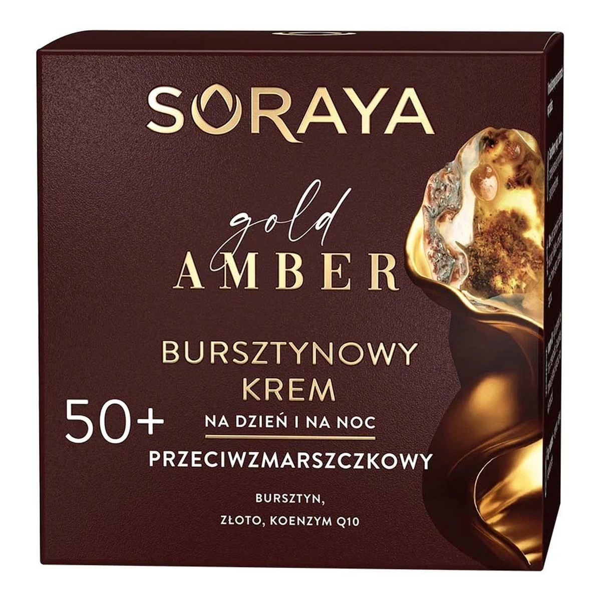 Soraya Gold Amber Bursztynowy krem przeciwzmarszczkowy na dzień i na noc 50+ 50ml