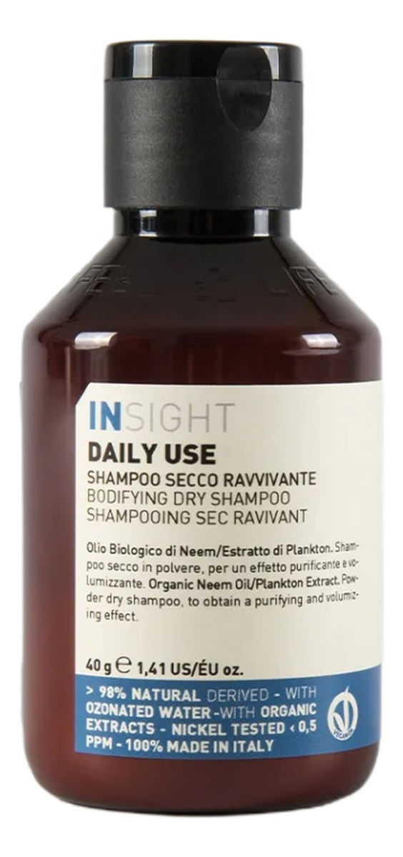 suchy szampon do włosów zwiększający objętość 40g