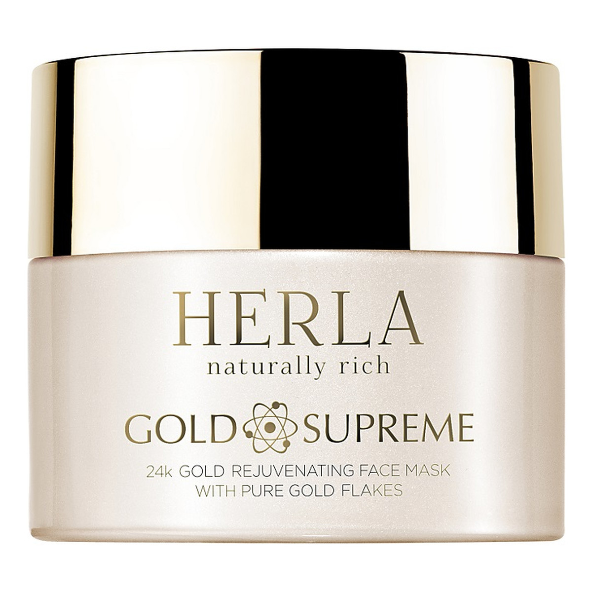 Herla Rich Naturally Gold Supreme odmładzająca maska do twarzy z płatkami złota 50ml