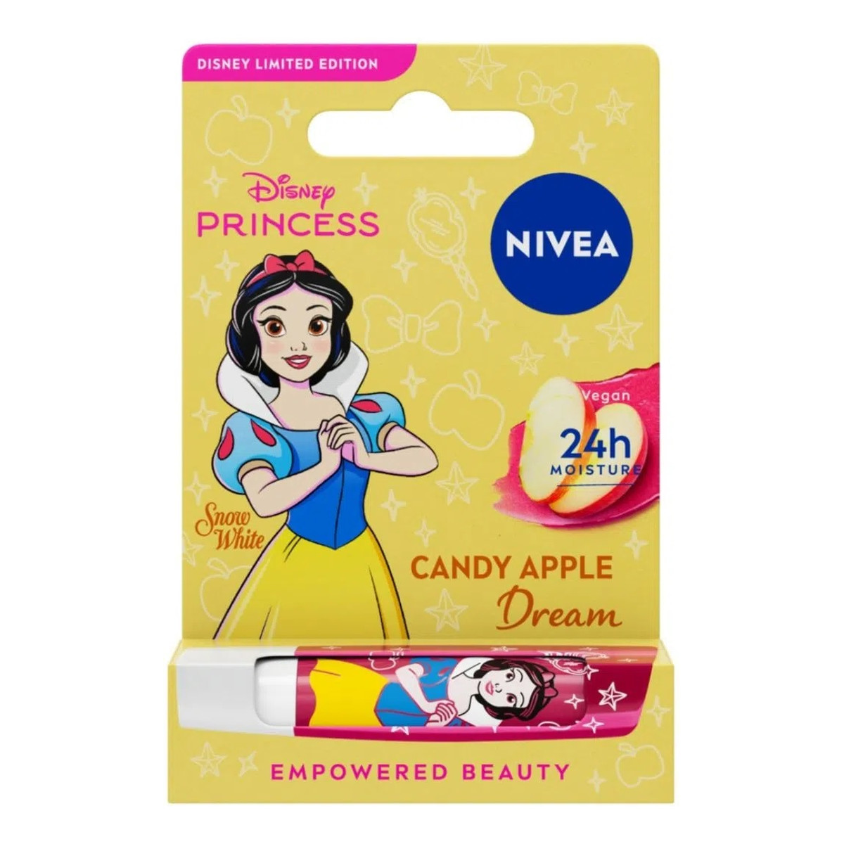 Nivea Disney Pielęgnująca pomadka do ust Jabłko 4.8g
