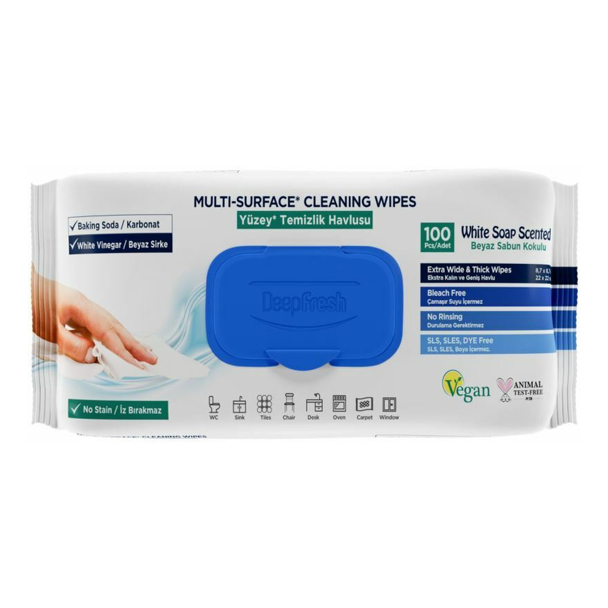 Deep Fresh Chusteczki uniwersalne do czyszczenia powierzchni