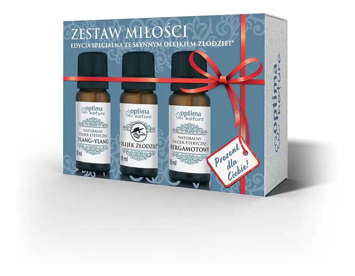 Zestaw Miłości 3 naturalne olejki eteryczne Ylang Ylang 10ml + Złodziei 10ml + Bergamotowy 10ml