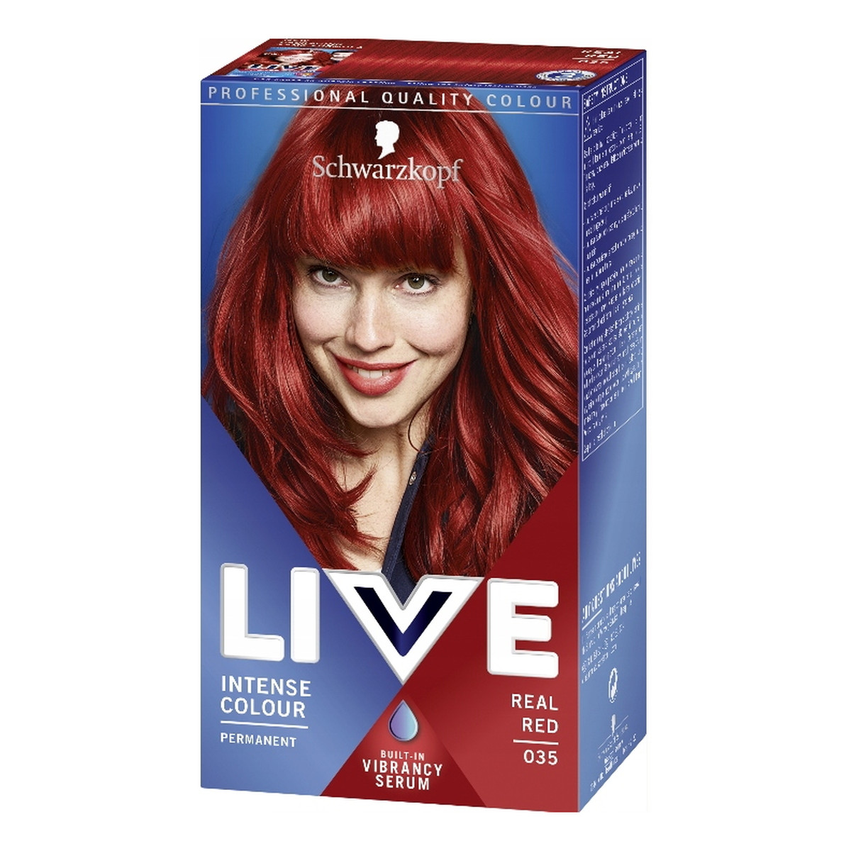 Schwarzkopf Live intense colour farba do włosów 035 real red