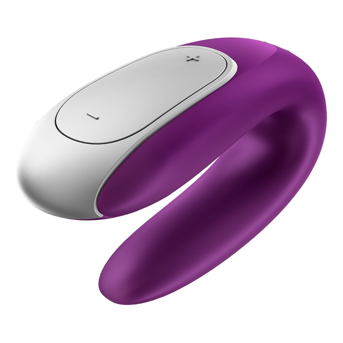 Satisfyer Double fun partner vibrator wibrator dla par sterowany aplikacją violet