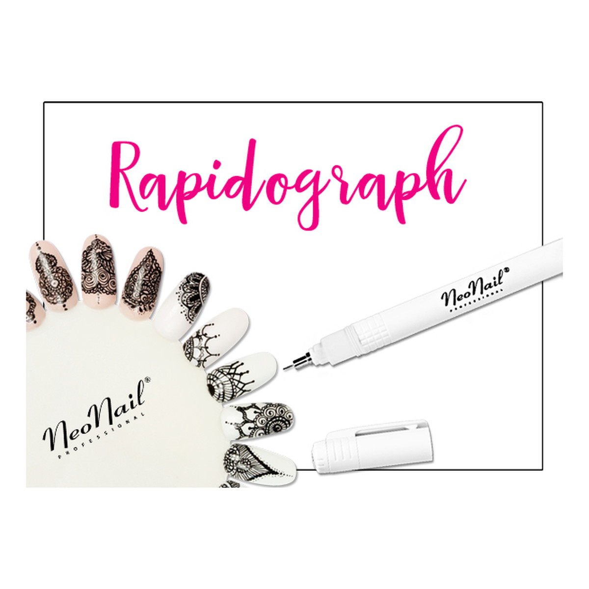 NeoNail Rapidograph Tusz Czarny 20ml