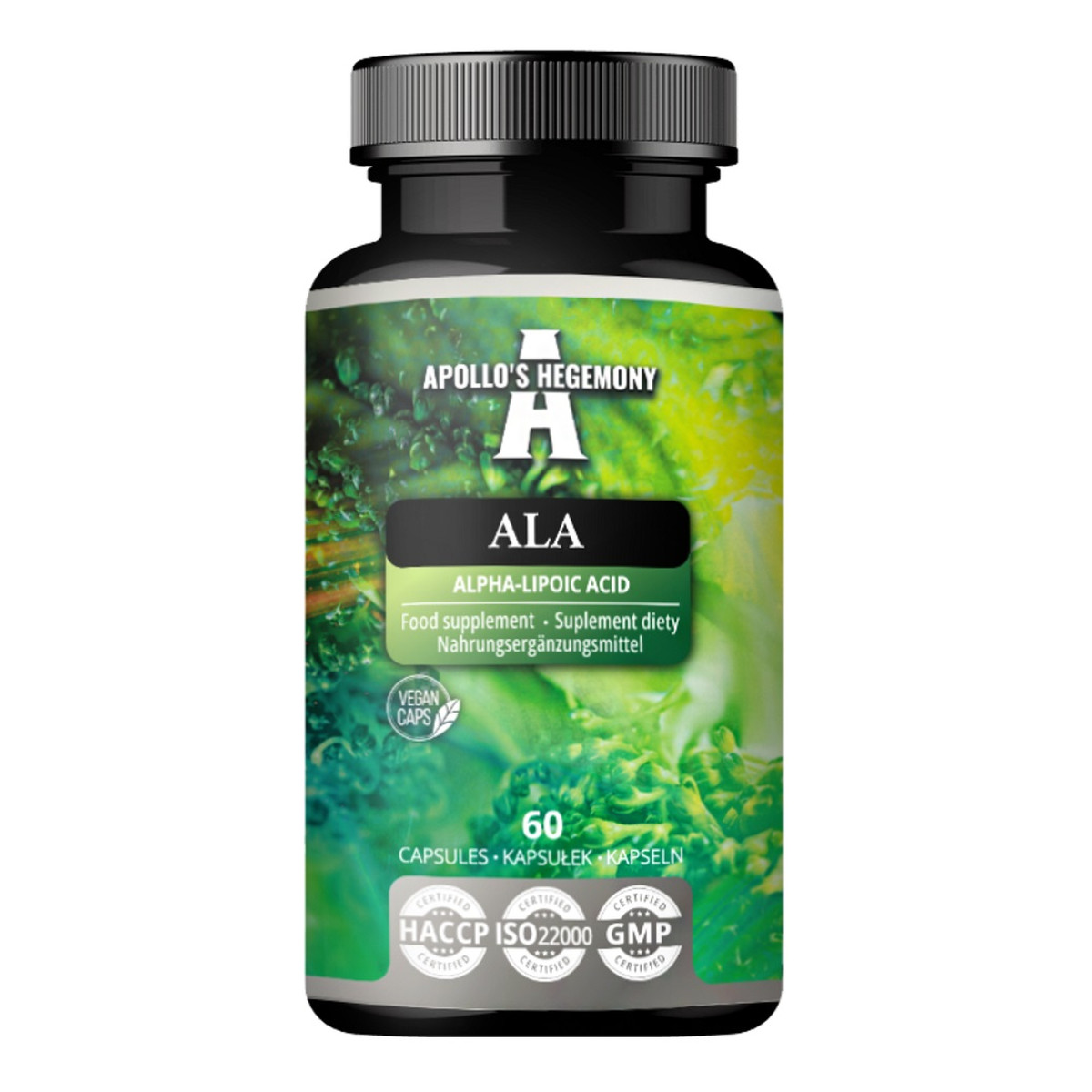 Apollo's Hegemony ALA suplement diety 60 kaps 600mg