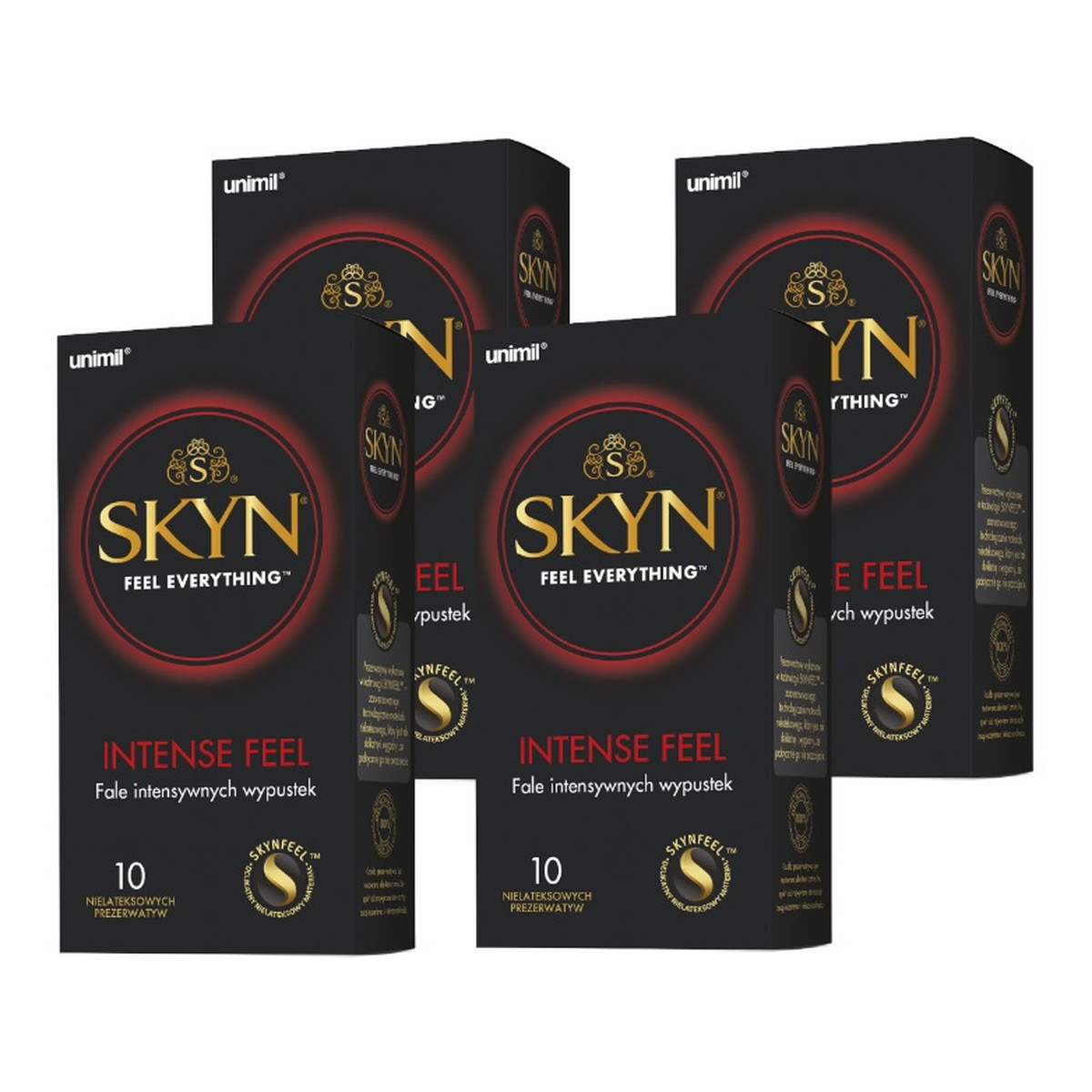 Unimil Skyn Intense Feel nielateksowe prezerwatywy 40szt