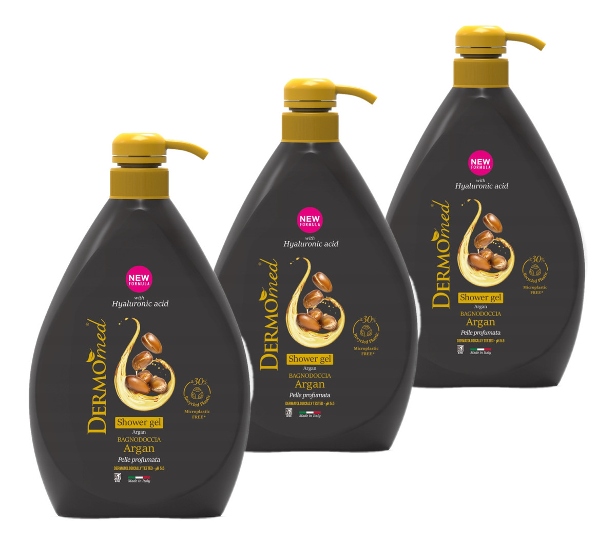 Żel pod prysznic olej arganowy 3x1000ml