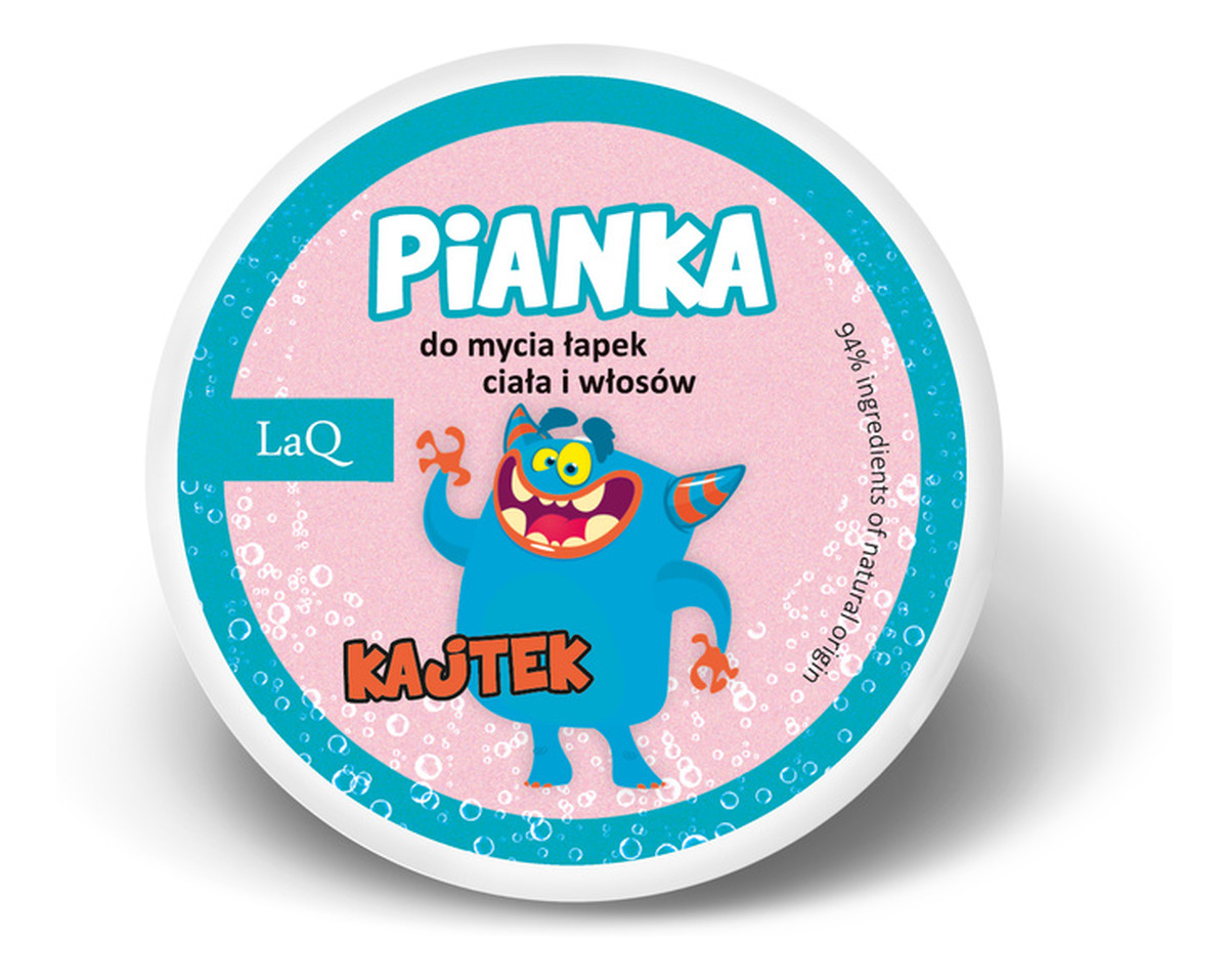 Pianka do mycia łapek, ciała i włosów KAJTEK