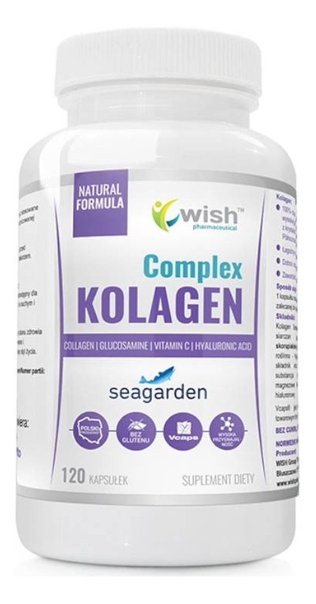 Seagarden Kolagen Complex suplement diety 120 kapsułek