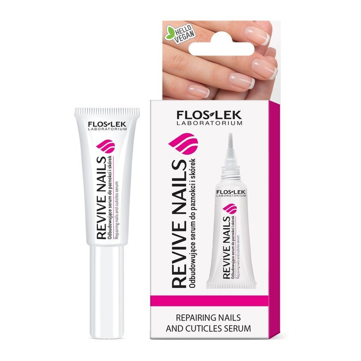 FlosLek Revive Nails Serum odbudowujące do paznokci i skórek 8ml
