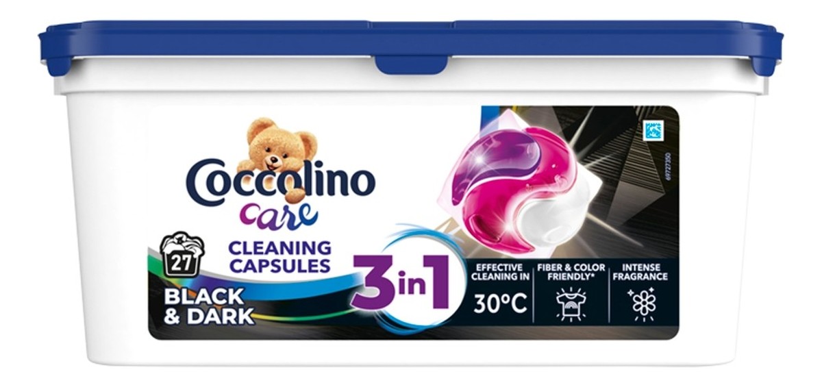 Coccolino care caps kapsułki do prania 3in1-black & dark (27 prań)