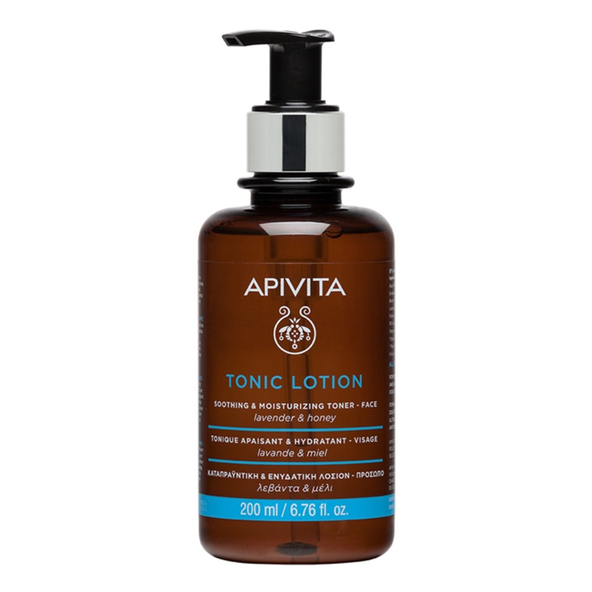 Apivita Tonic lotion soothing moisturizing toner tonik łagodząco-nawilżający do twarzy z lawendą i miodem 200ml