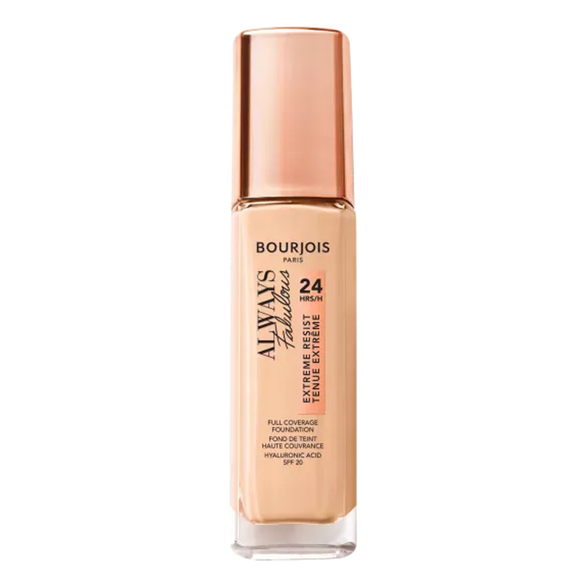 Bourjois Always Fabulous Extreme Resist Kryjący podkład do twarzy o półmatowym wykończeniu SPF20 30ml