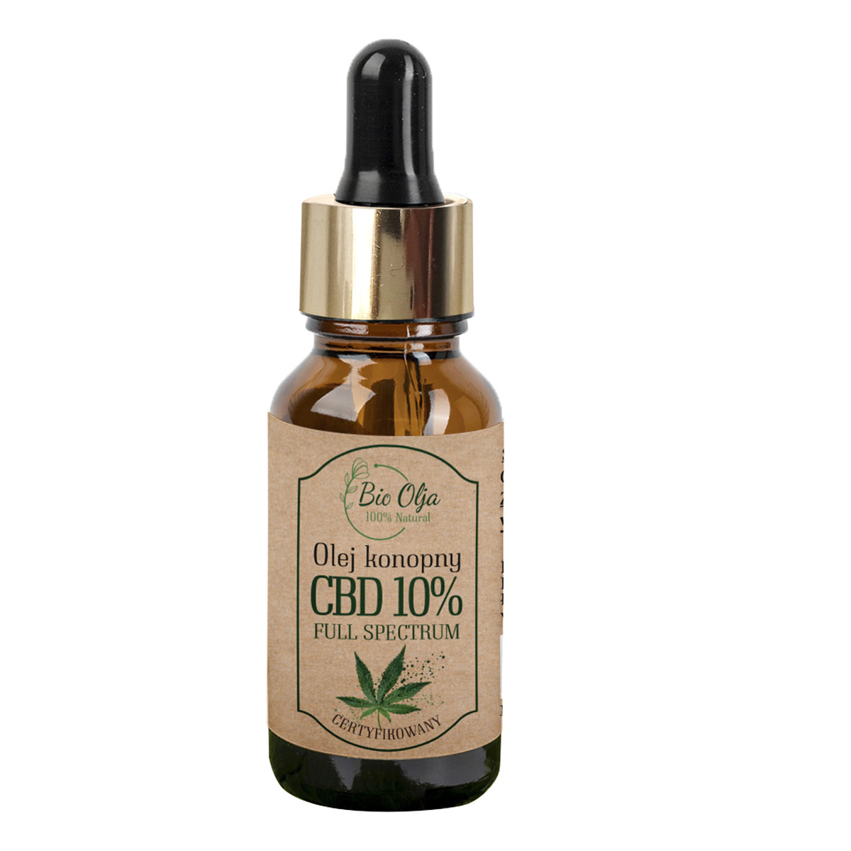 Bio Olja Olej konopny CBD 10% FULL SPECTRUM - CERTYFIKOWANY 10ml