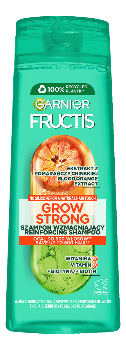 Grow Strong Szampon wzmacniający 3x400ml + Masażer