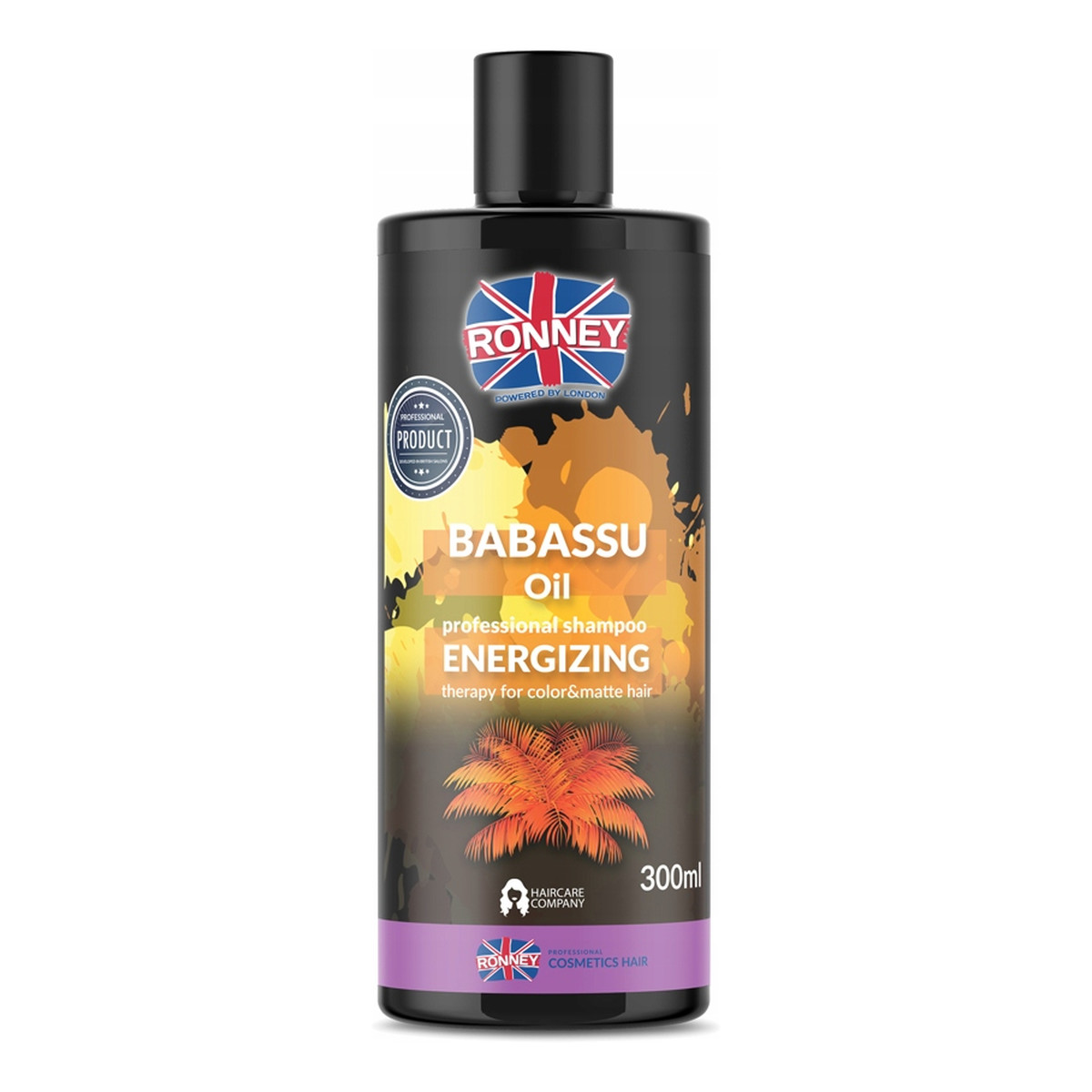 Ronney Babassu oil professional shampoo energizing energetyzujący szampon do włosów farbowanych 300ml