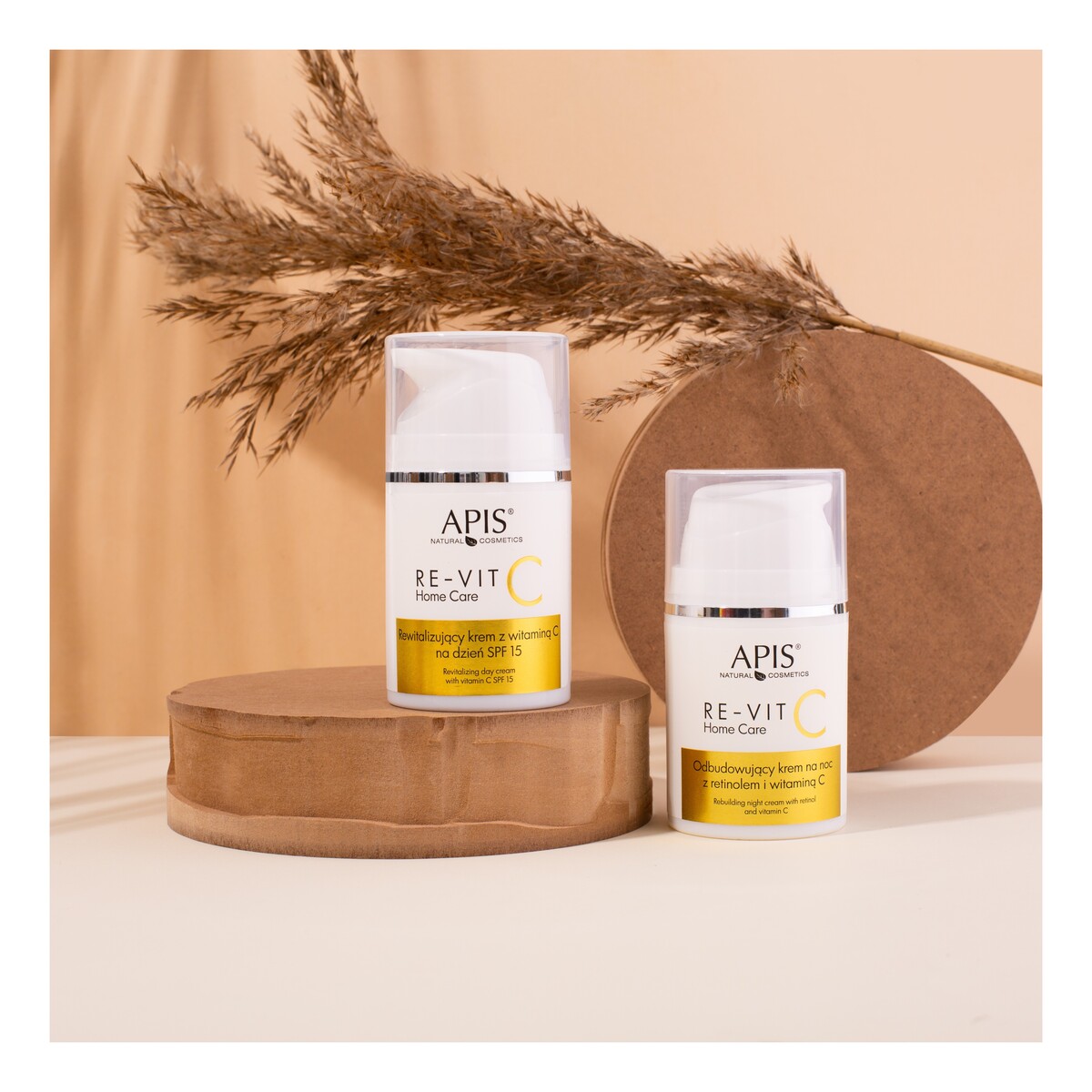 Apis Re-Vit C Home Care Home Care Odbudowujący krem na noc z retinolem i witaminą C 50ml