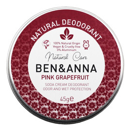 Natural Deodorant naturalny dezodorant w kremie w aluminiowej puszce Pink Grapefruit