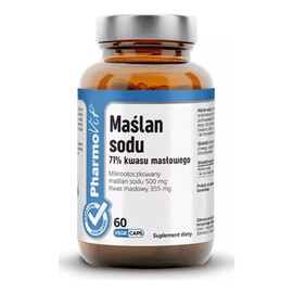 Maślan sodu 71% kwasu masłowego suplement diety 60 kapsułek