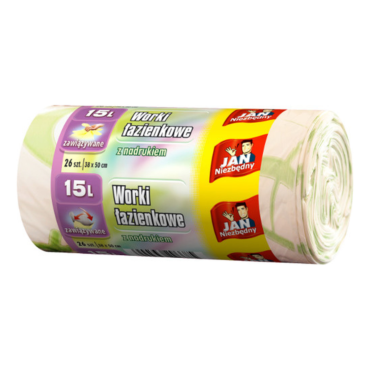 Jan Niezbędny Worki łazienkowe 15l - 26szt 200g
