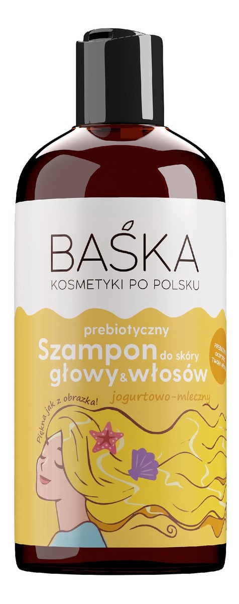 prebiotyczny szampon do skóry głowy i włosów-jogurtowo mleczny