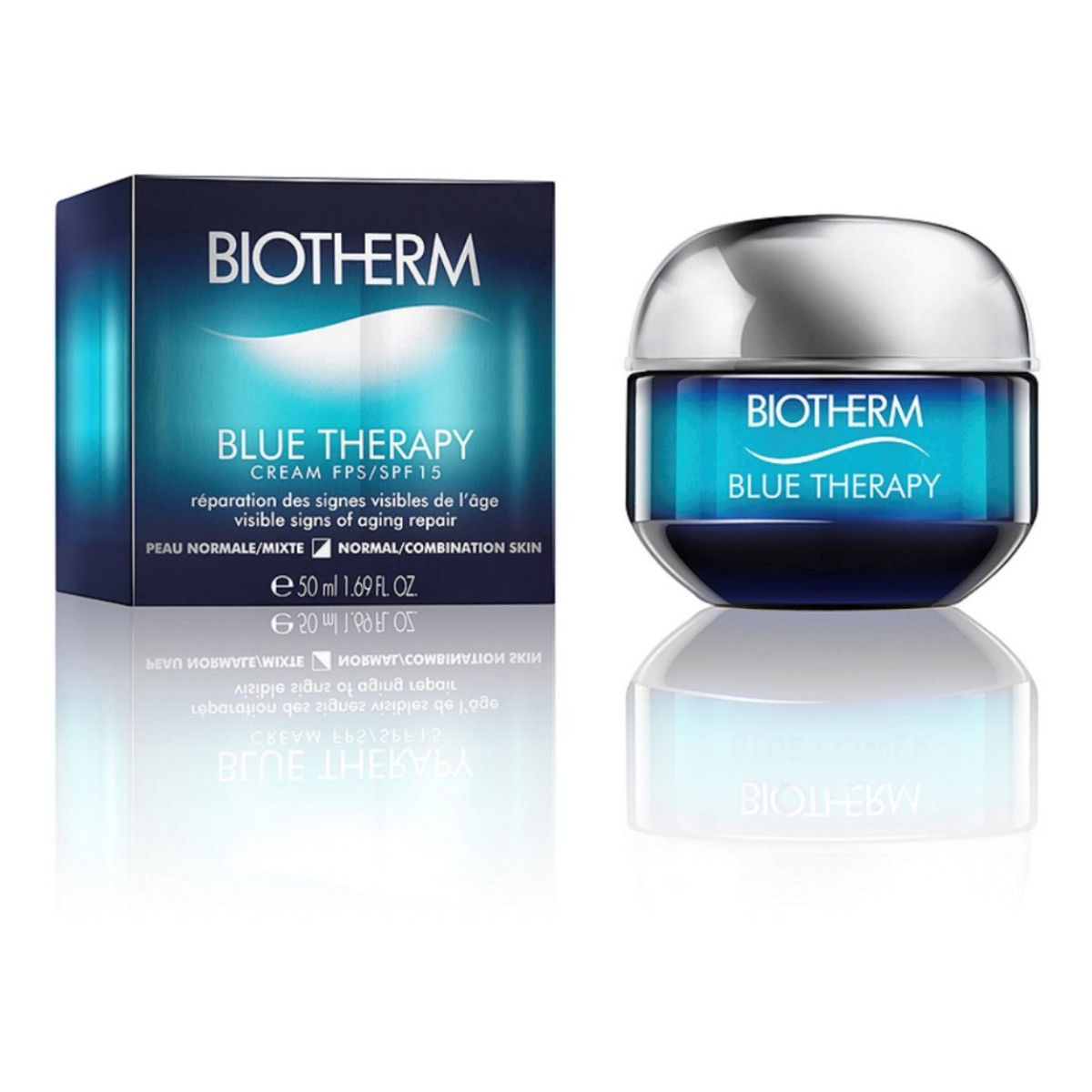 Biotherm Blue Therapy Krem przeciwzmarszczkowy do skóry normalnej i mieszanej SPF15 50ml