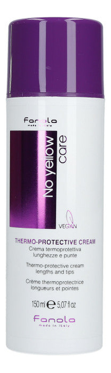 Krem Termoochronny Wygładzający do Włosów Blond Rozjaśnianych i Siwych