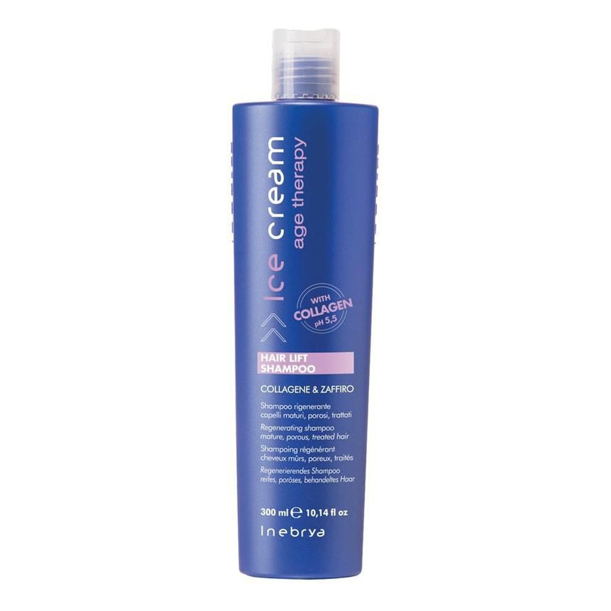 Inebrya Ice cream age therapy hair lift shampoo regenerujący szampon do włosów dojrzałych o porowatej strukturze 300ml