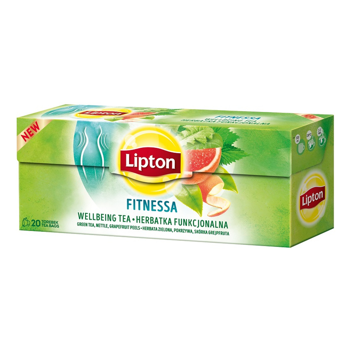 Lipton Fitnessa Herbata funkcjonalna 20 torebek 32g