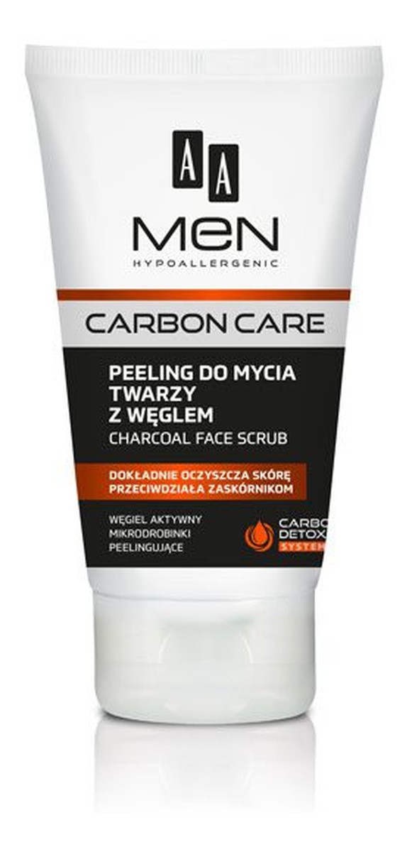 Carbon Care peeling do mycia twarzy z węglem