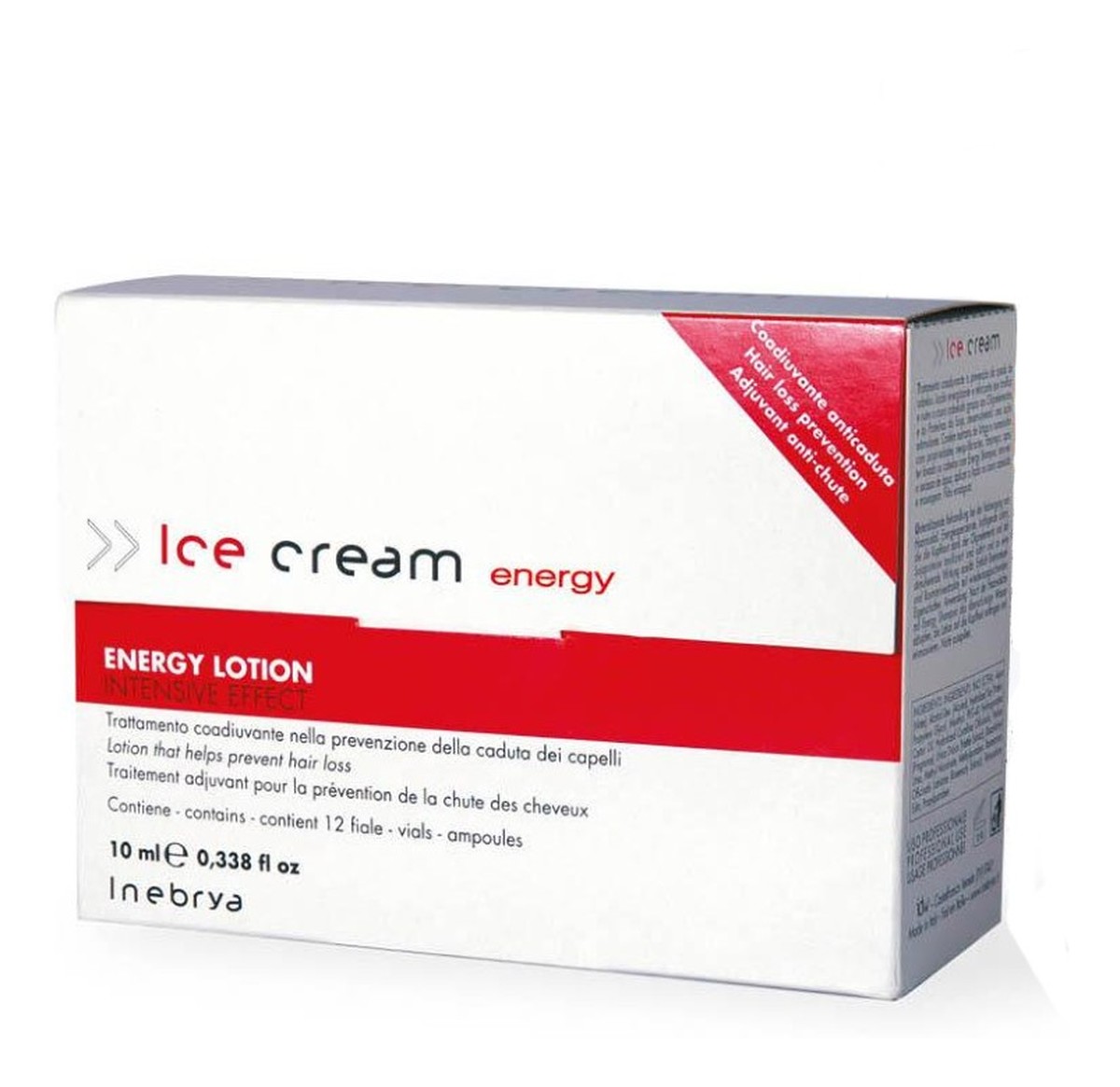 Ice cream energy lotion intensive effect kuracja przeciw wypadaniu włosów w ampułkach 12x