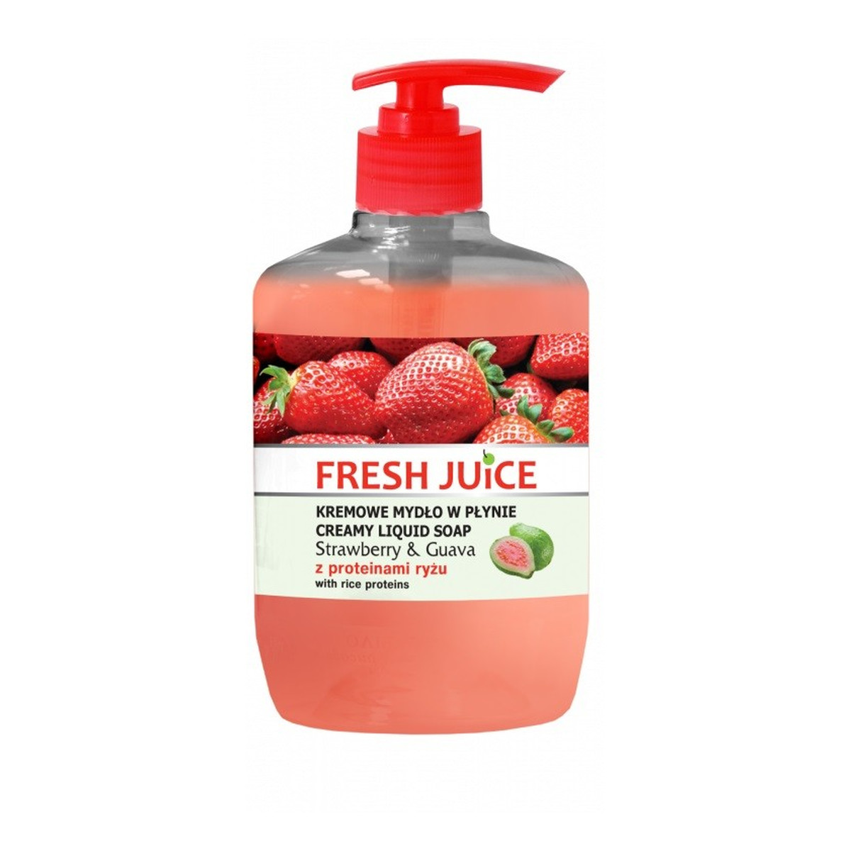 Elfa II FRESH JUICE Mydło w płynie truskawka i guava 460ml