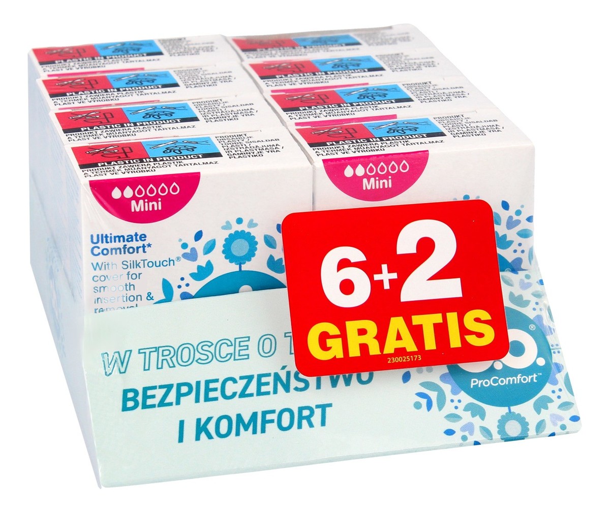 Ultimate Mini (8) komfortowe tampony 1op.-8szt