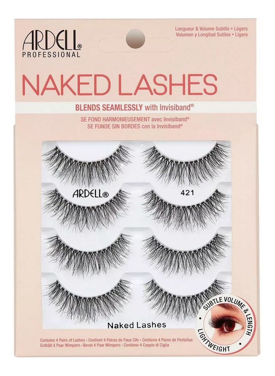 Naked lashes multipack sztuczne rzęsy na pasku 421 black