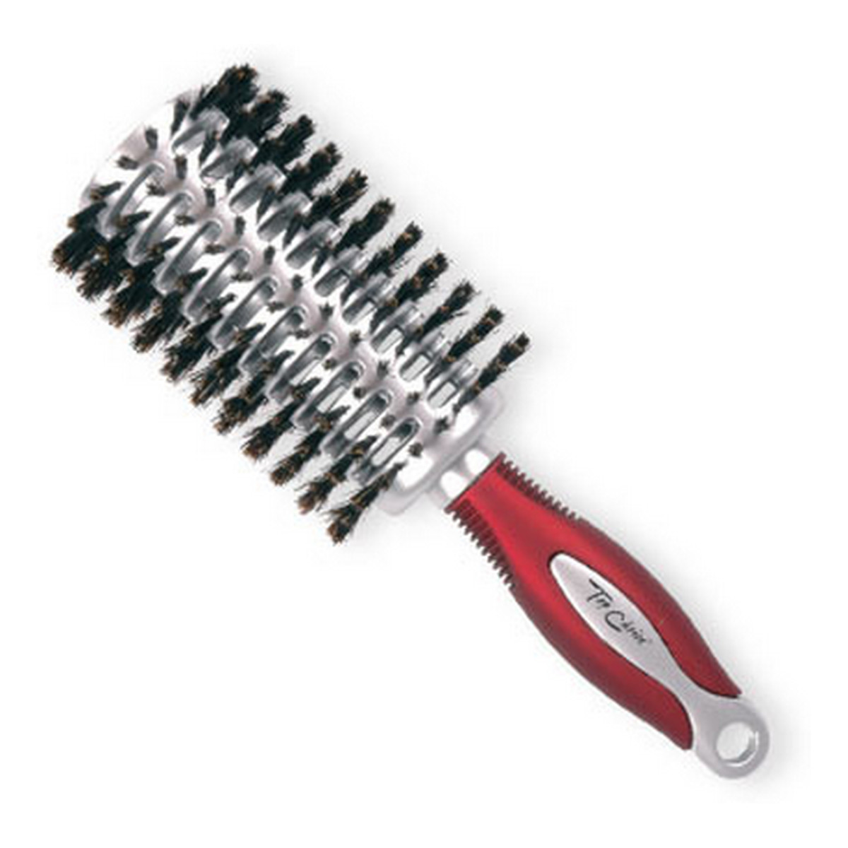 Top Choice Exclusive Hair Brush szczotka modelująca rozmiar L srebrno-burgundowa 1 szt.