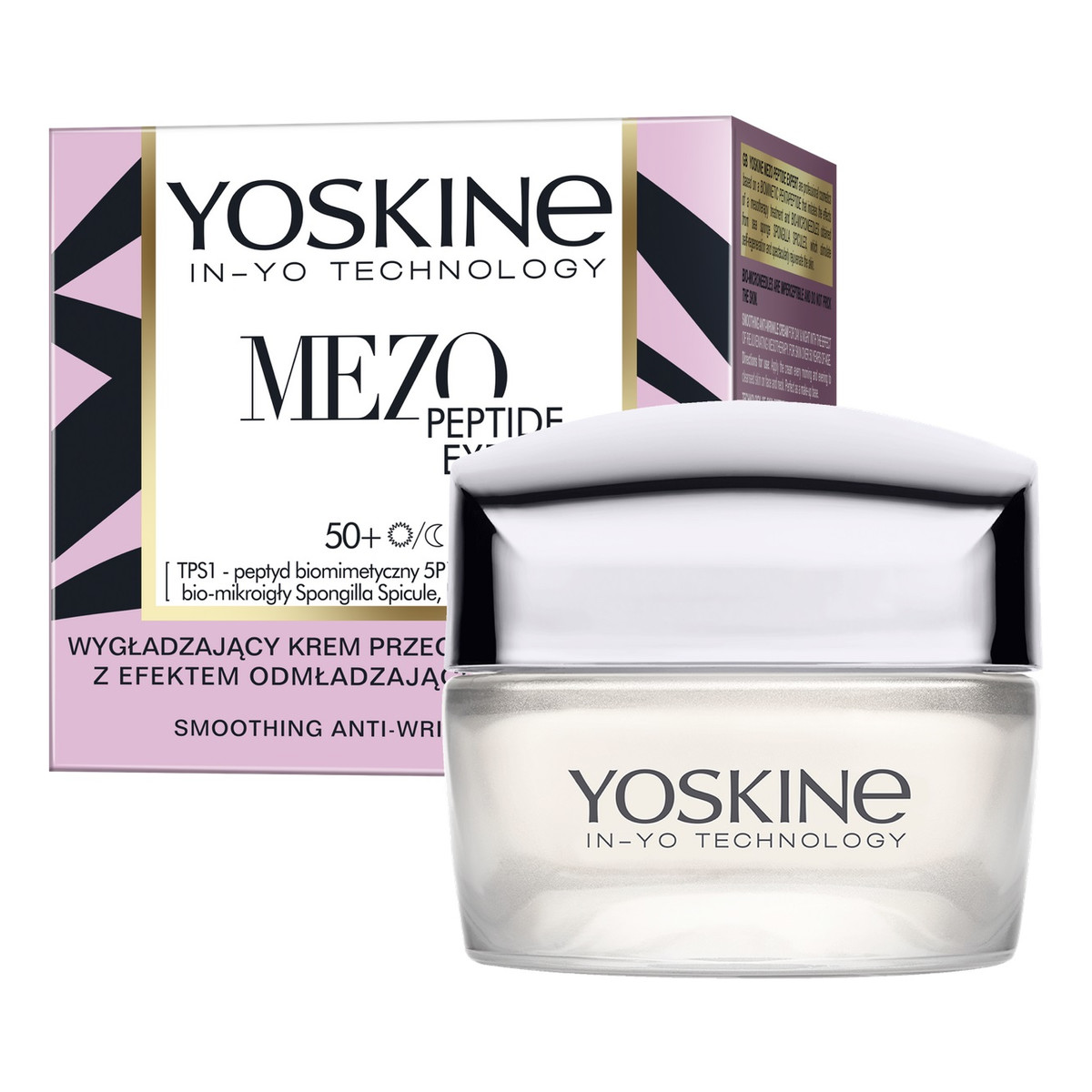 Yoskine Mezo Peptide Expert wygładzający Krem przeciwzmarszczkowy 50+ 50ml