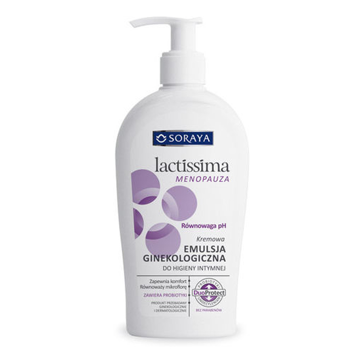 Soraya Menopauza Lactissima Kremowa Emulsja Ginekologiczna Do Higieny Intymnej 300ml