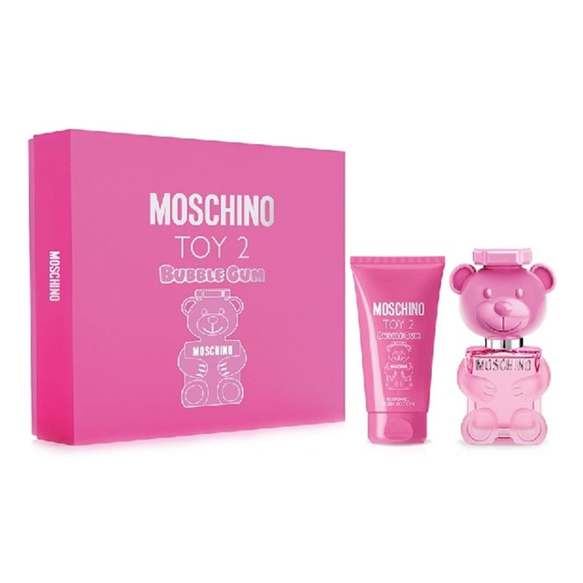 Moschino Toy 2 Bubble Gum Zestaw woda toaletowa spray 30ml + balsam do ciała 50ml