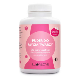 Puder do mycia twarzy - malinowy