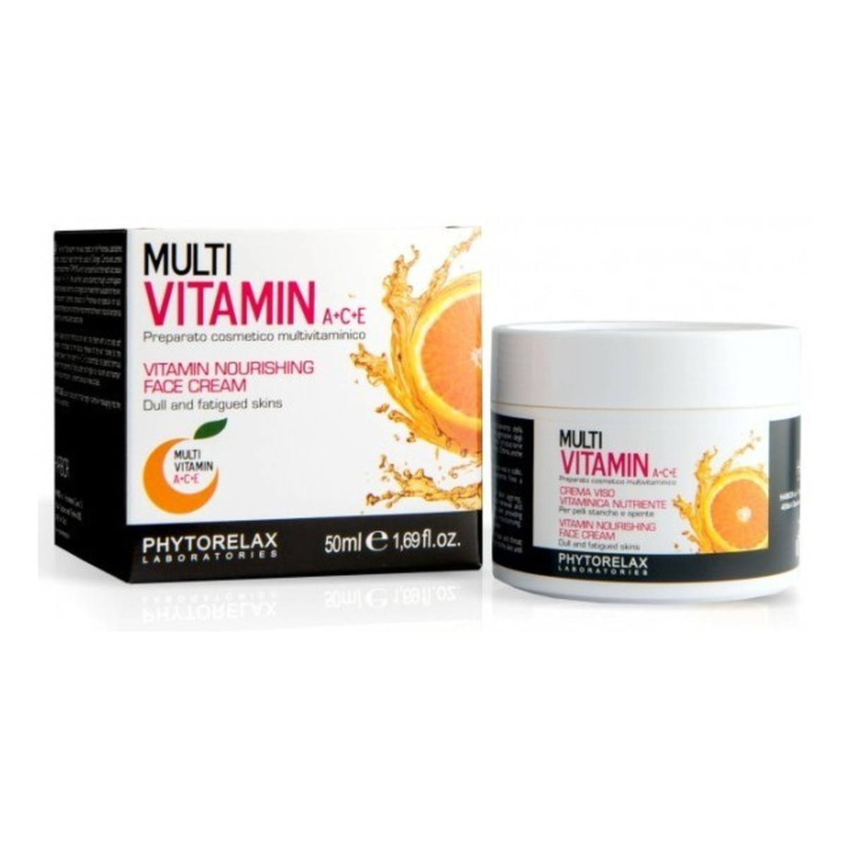 Phytorelax Multi Vitamin A+C+E Vitamin Nourishing Face Cream krem do twarzy 50ml