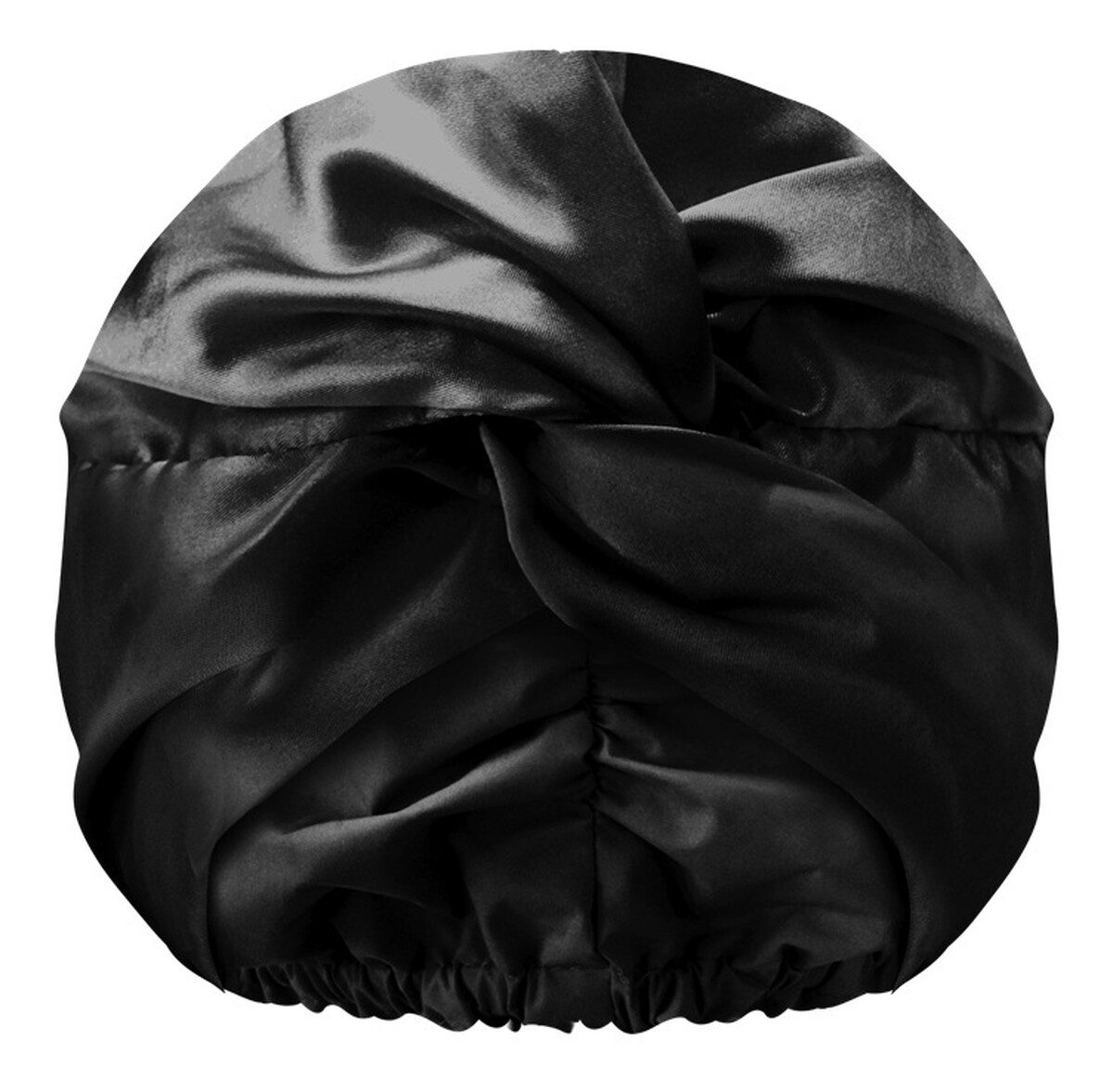 Hair treatment bonnet czepek pod prysznic i do olejowania włosów 2w1 black