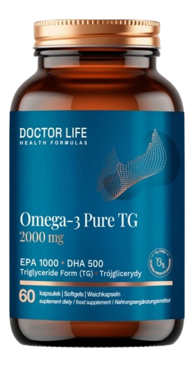 Omega-3 Pure TG 2000mg suplement diety 60 Kapsułek