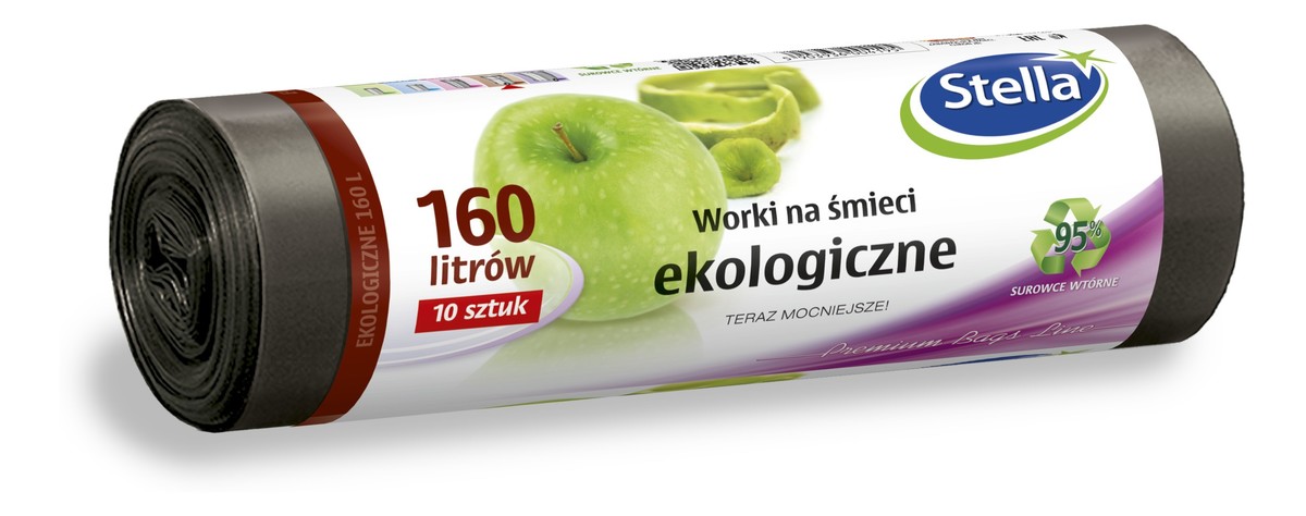 Worki na śmieci ekologiczne 10szt 160L