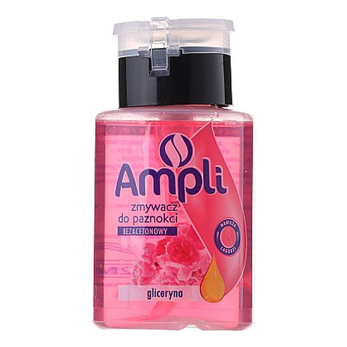 Ampli ZMYWACZ DO PAZNOKCI DOZOWNIK Z GLICERYNĄ 150ml
