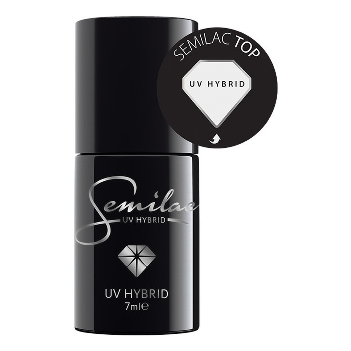 Semilac UV Hybrid Top nabłyszczający do lakieru hybrydowego 7ml