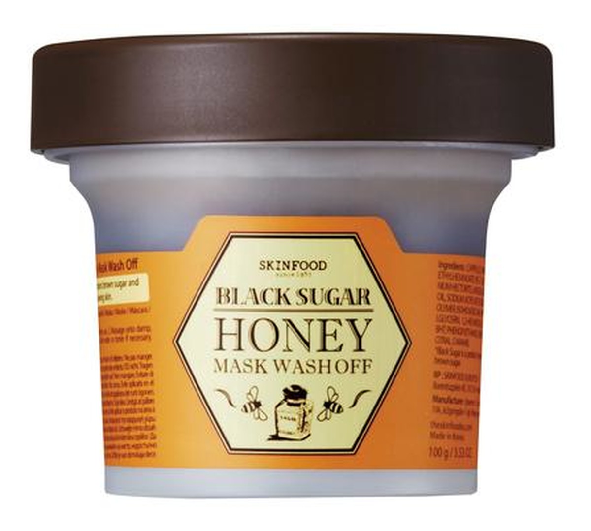 Honey Mask Wash Off maseczka do twarzy z nierafinowanym cukrem trzcinowym i miodem