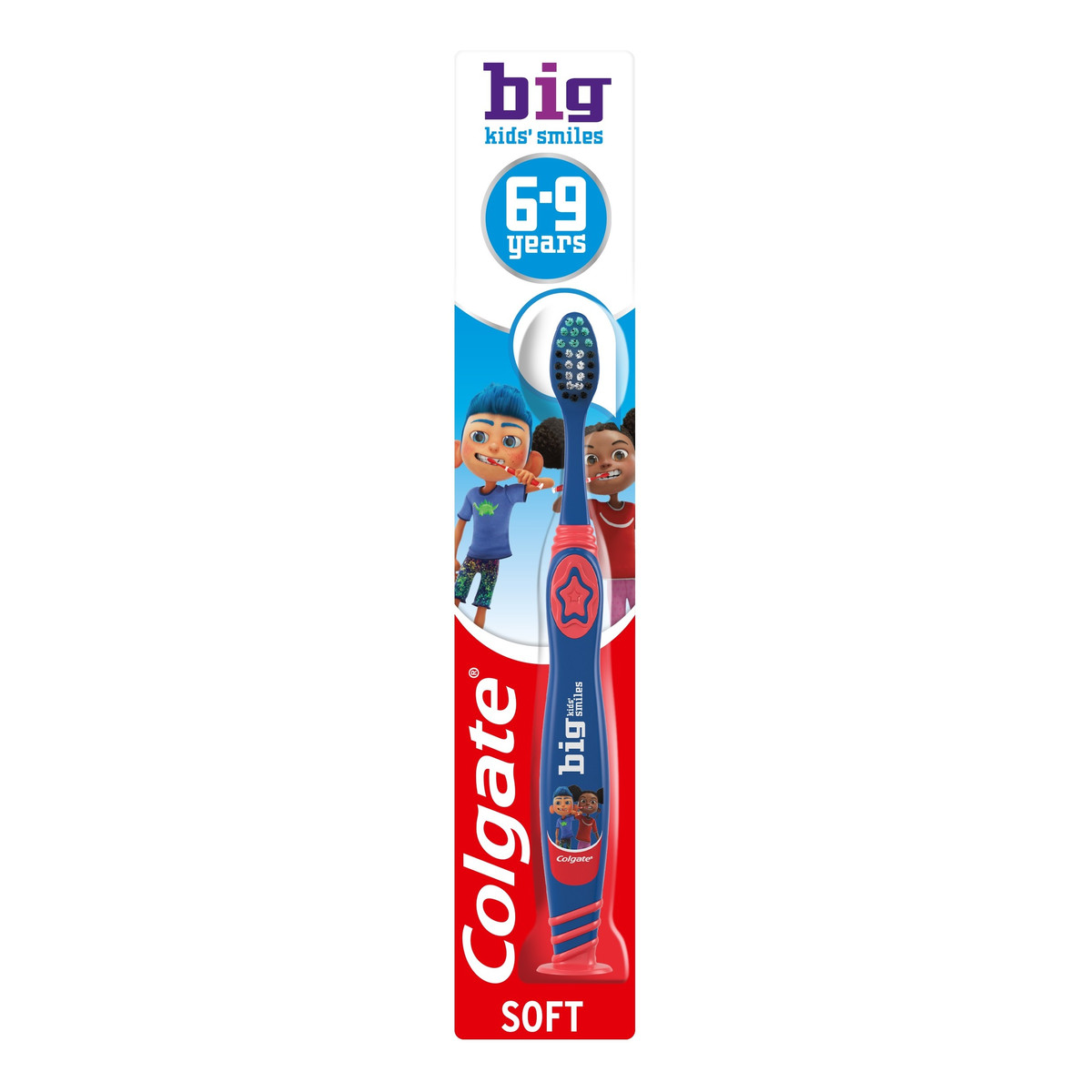 Colgate Big kids smiles szczoteczka do zębów dla dzieci-soft 6-9 lat